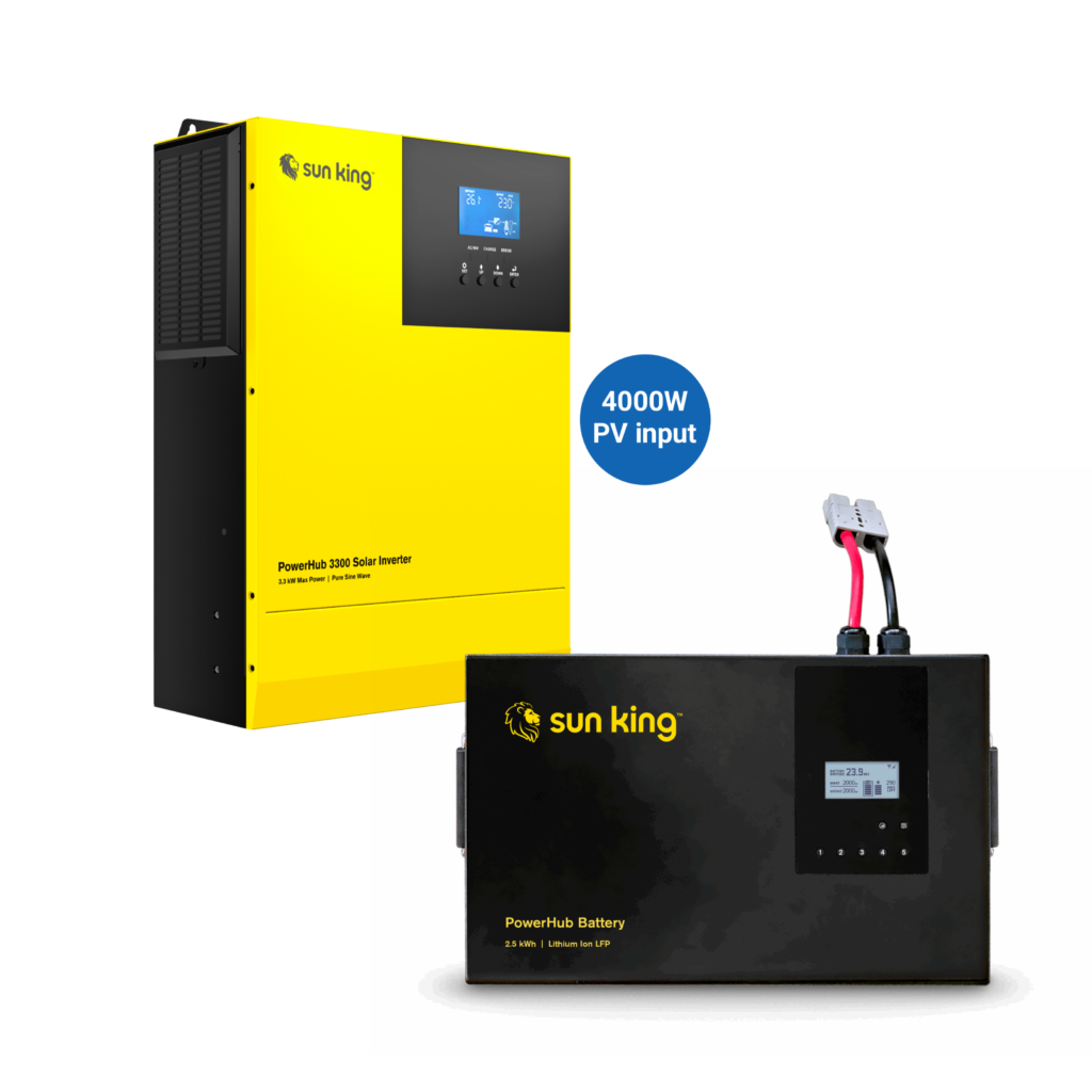 Sun King PowerHub 3.3kw + 2.5kwh