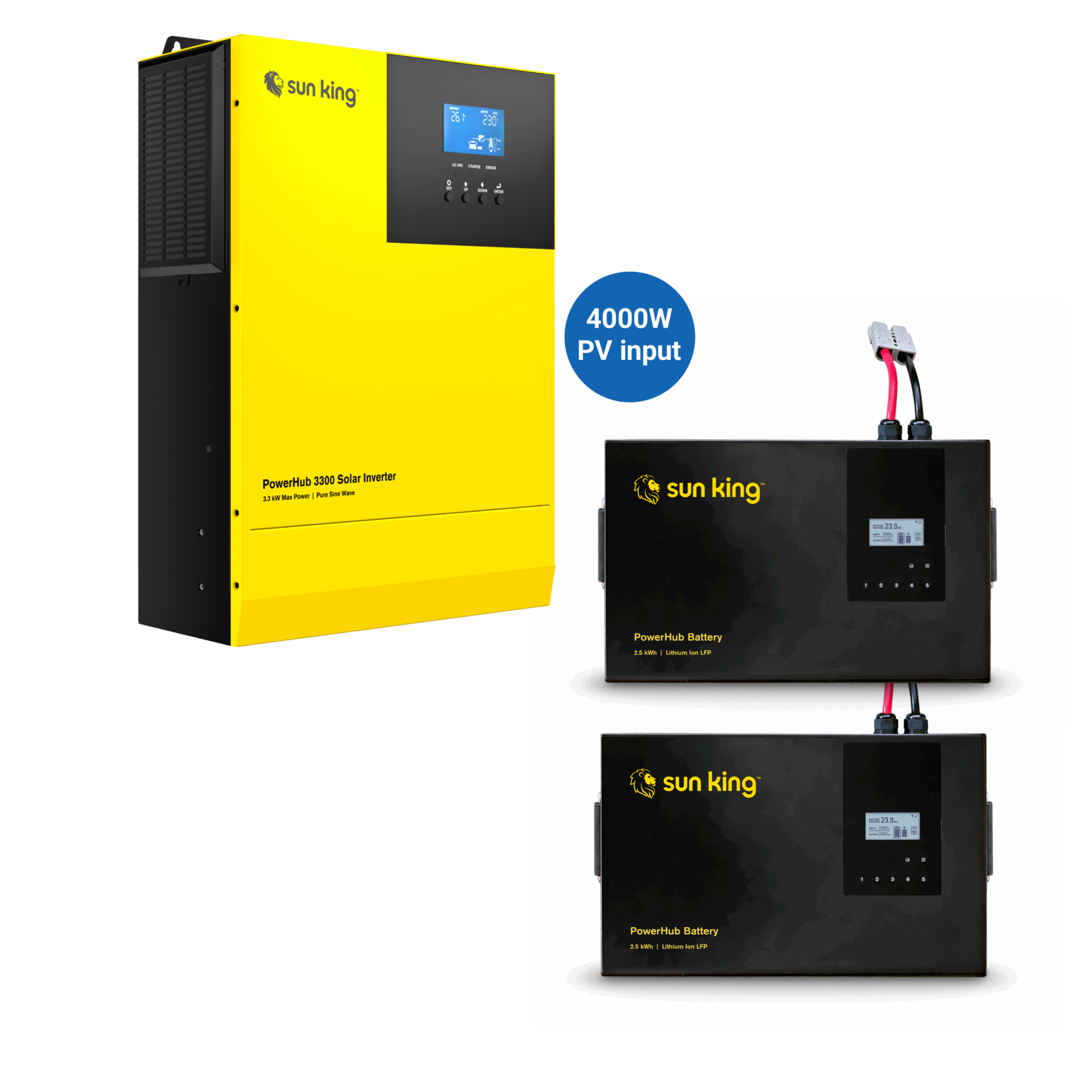 Sun King PowerHub 3.3kw + 5kwh