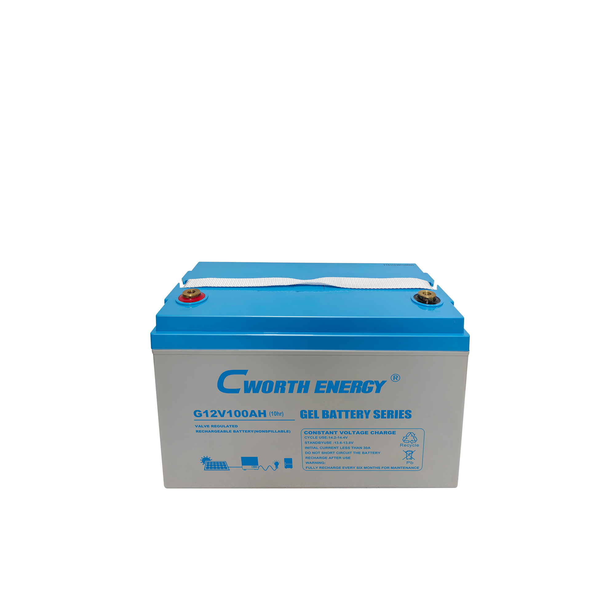 100Ah Gel Battery 1.2kwh - G12V100AH - Image 4