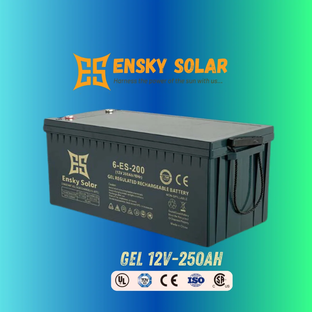 250AH 12V Deep Cycle Gel Battery